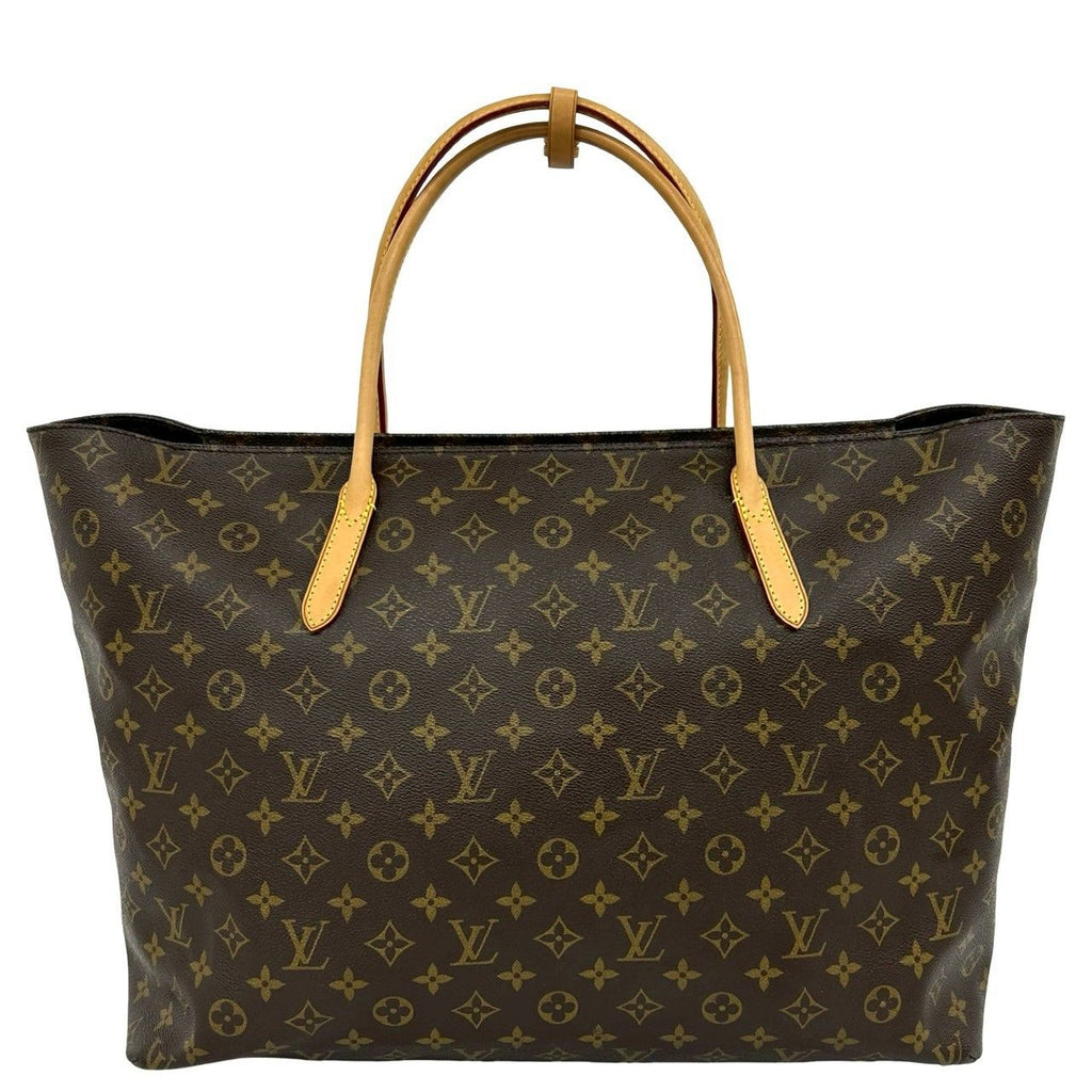 Louis Vuitton Raspail GM Monogram Leather Tote Business Brown — view 3