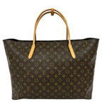 Louis Vuitton Raspail GM Monogram Leather Tote Business Brown — view 3
