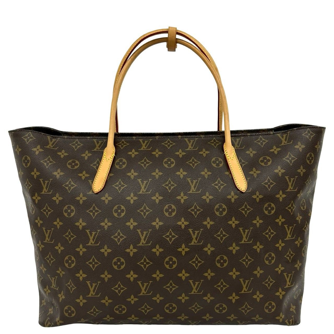 Louis Vuitton Raspail GM Monogram Leather Tote Business Brown — view 3