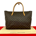 Louis Vuitton Raspail GM Monogram Leather Tote Business Brown