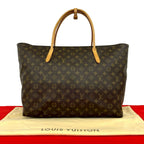 Louis Vuitton Raspail GM Monogram Leather Tote Business Brown