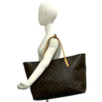 Louis Vuitton Raspail GM Monogram Leather Tote Business Brown — view 2