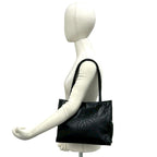 Chanel No 5 Vintage CC Logo Lambskin Leather Tote Black — view 2
