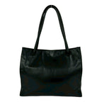 Chanel No 5 Vintage CC Logo Lambskin Leather Tote Black — view 3