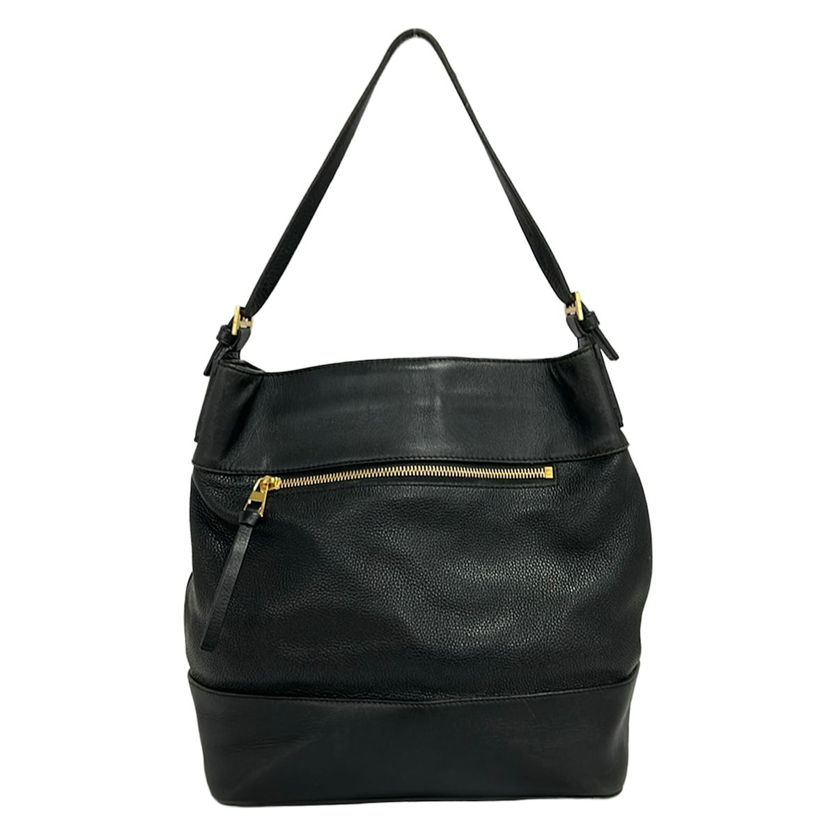 Loewe Shoulder Bag Black Drawstring Leather — view 3