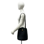 Louis Vuitton Vintage Cluny Epi Leather Turnlock Shoulder Bag Noir — view 2