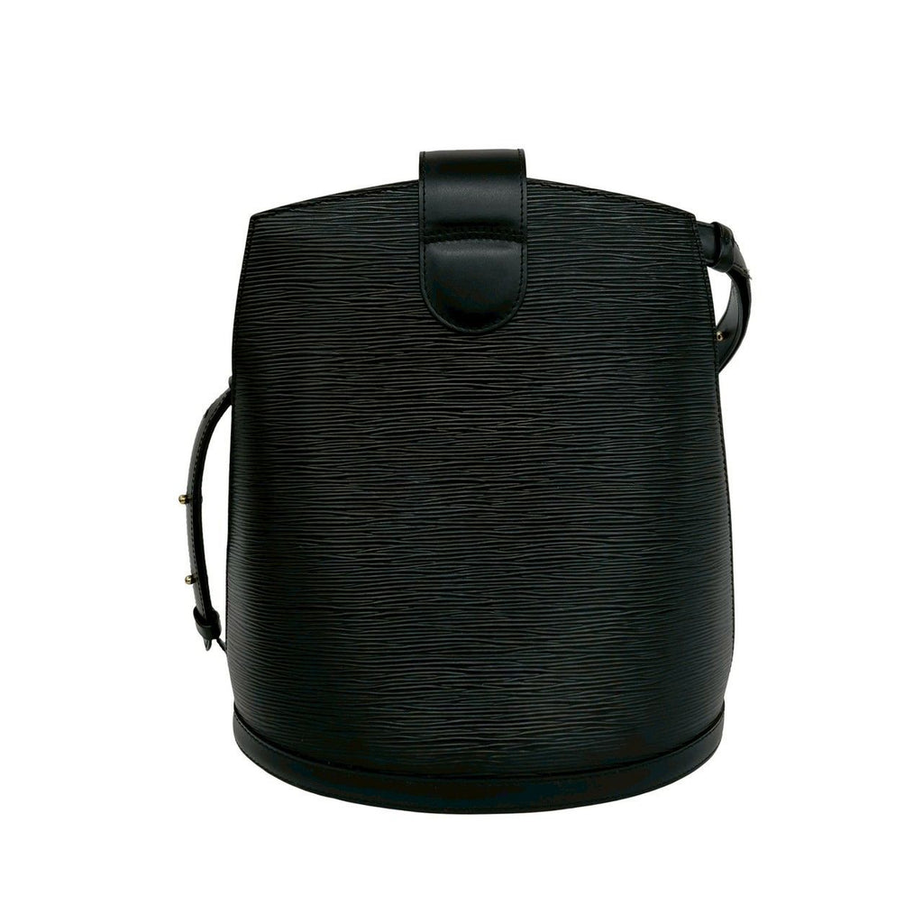 Louis Vuitton Vintage Cluny Epi Leather Turnlock Shoulder Bag Noir — view 3