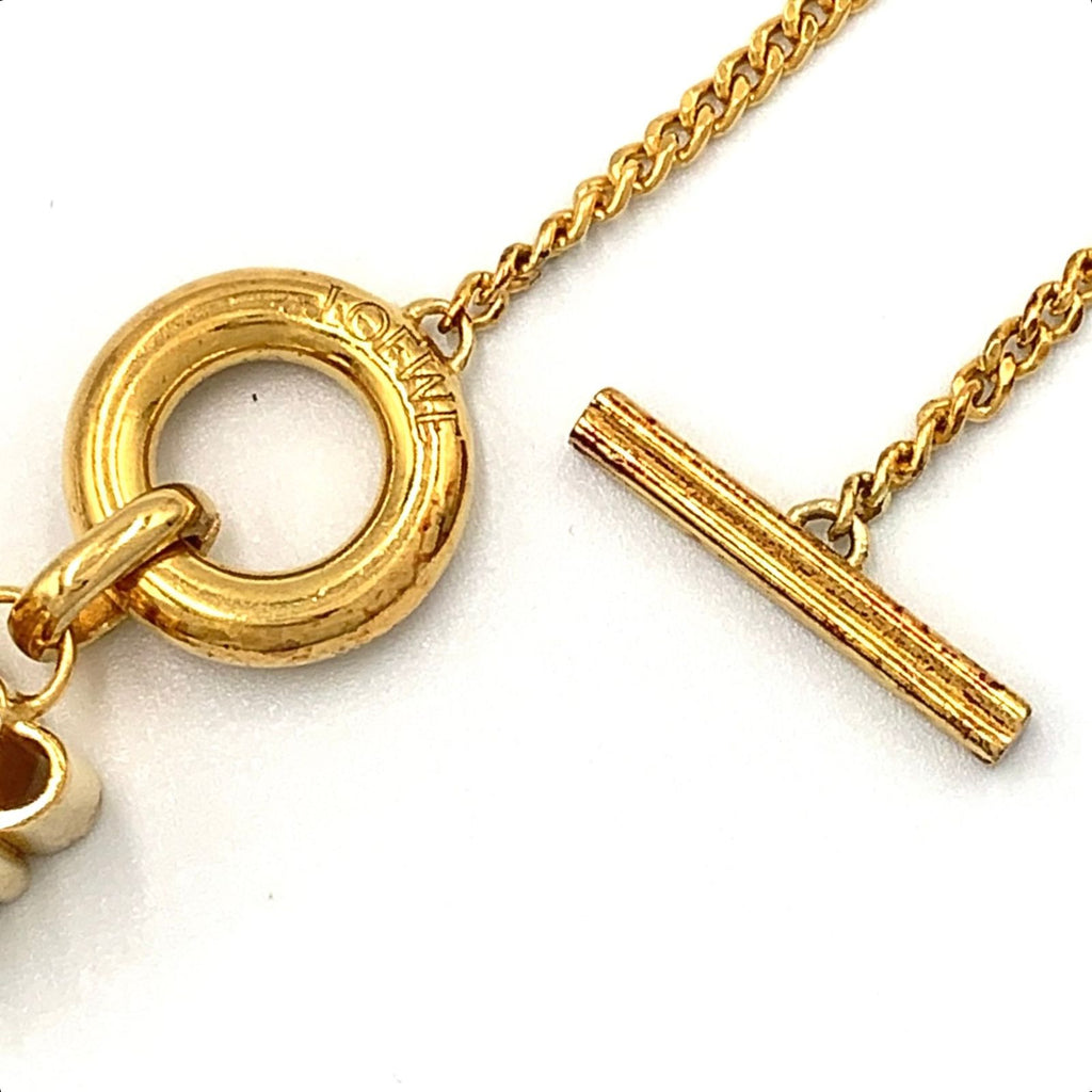 Loewe Anagram Gold Necklace — view 5