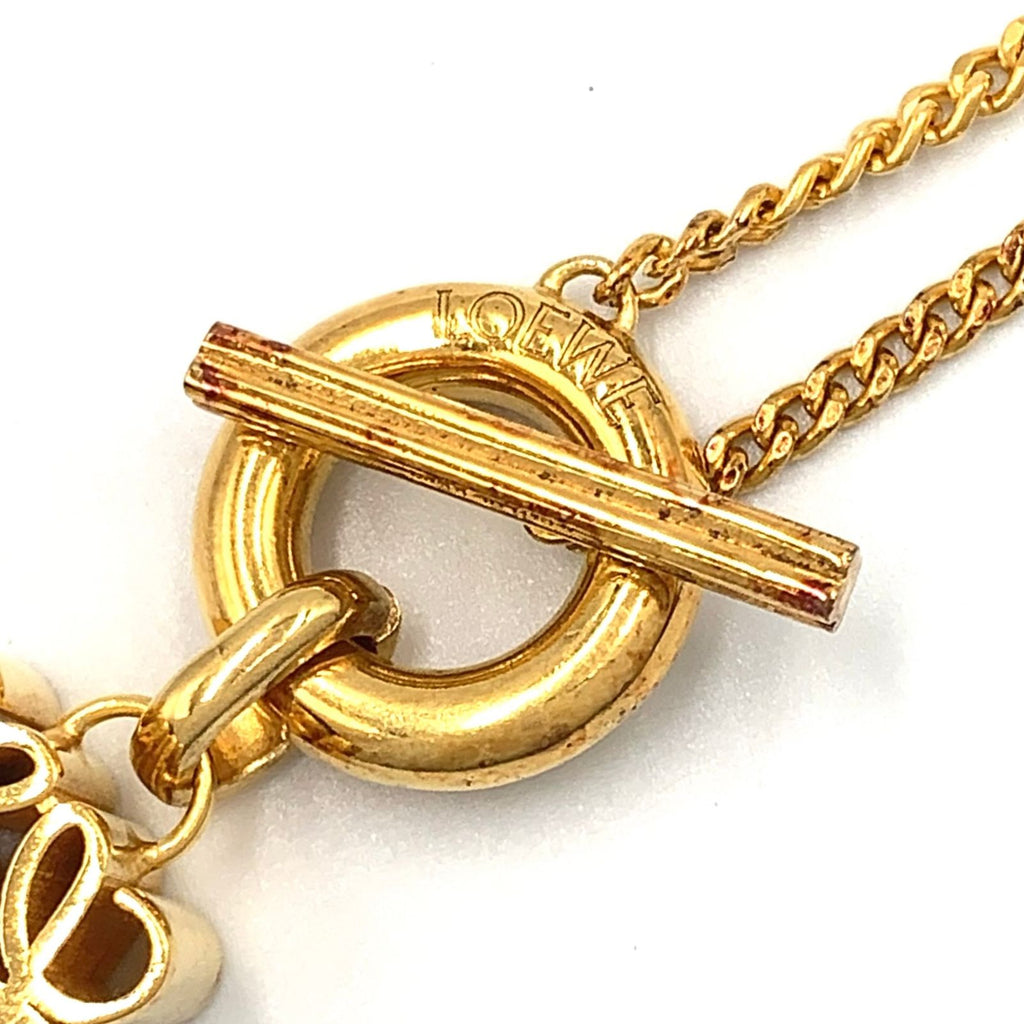 Loewe Anagram Gold Necklace — view 4