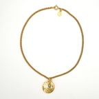 Celine Triple Circle Logo Gold Plated Necklace — view 3