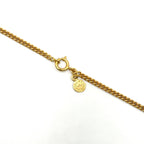 Celine Triple Circle Logo Gold Plated Necklace — view 4