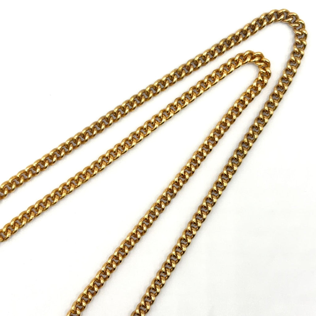 Celine Triple Circle Logo Gold Plated Necklace — view 6