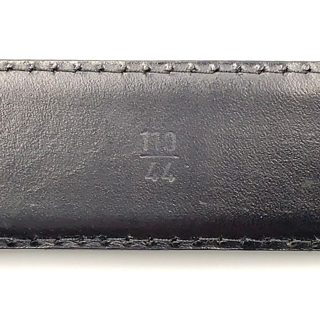 Louis Vuitton Ceinture Classic Leather Black Belt Gold — view 3