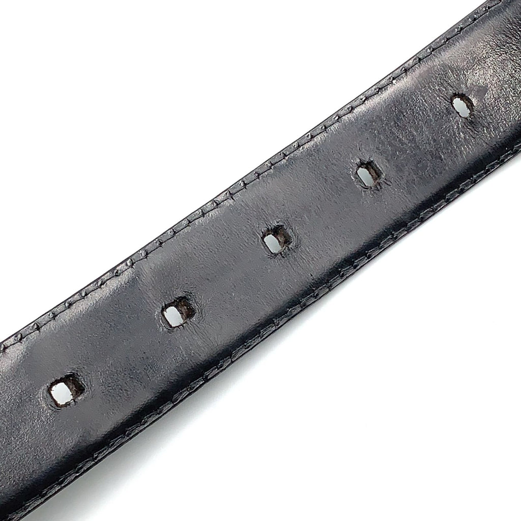 Louis Vuitton Ceinture Classic Leather Black Belt Gold — view 5