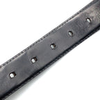 Louis Vuitton Ceinture Classic Leather Black Belt Gold — view 5