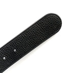 Gucci Interlocking Leather Black Belt Gold — view 7