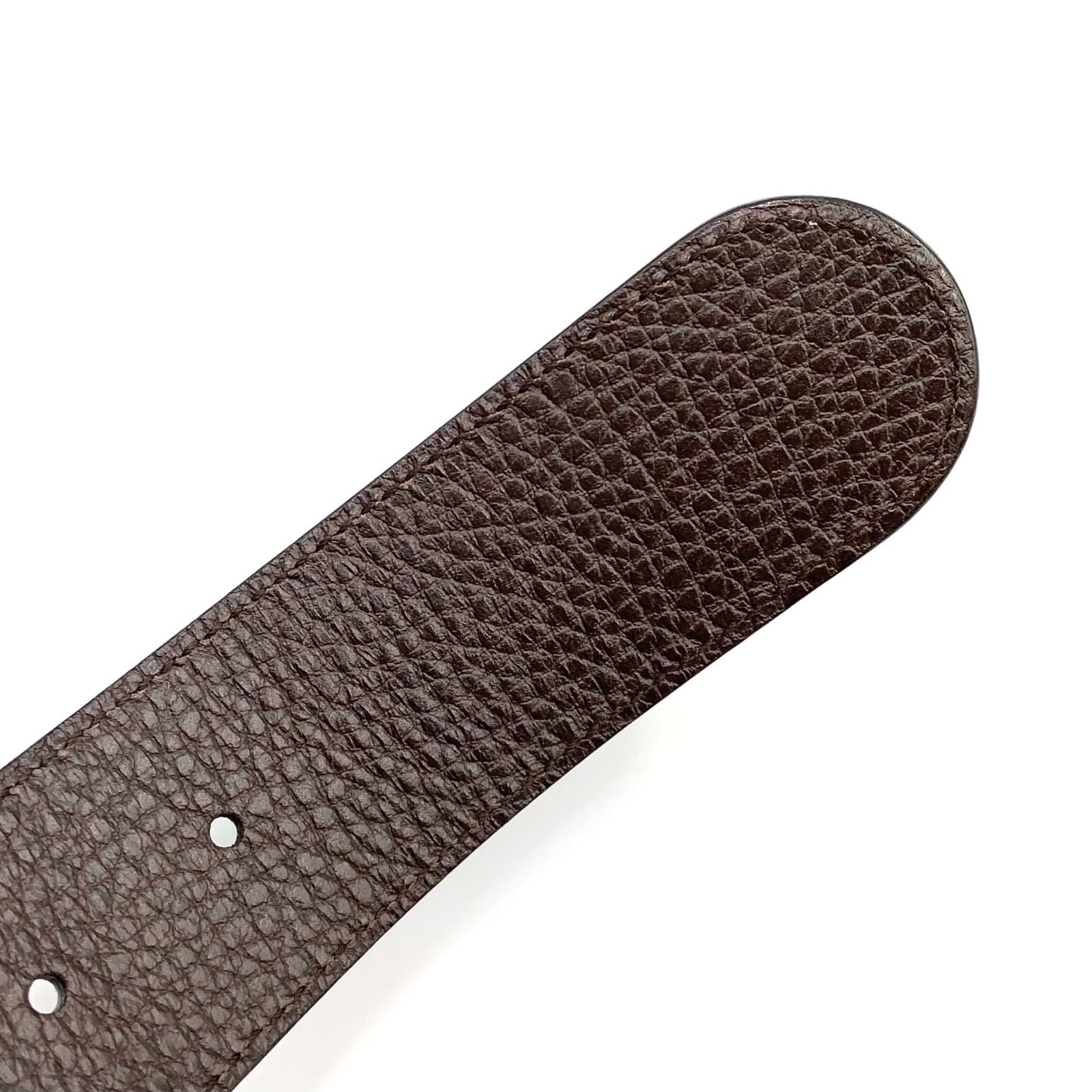 Gucci Interlocking Leather Black Belt Gold — view 8