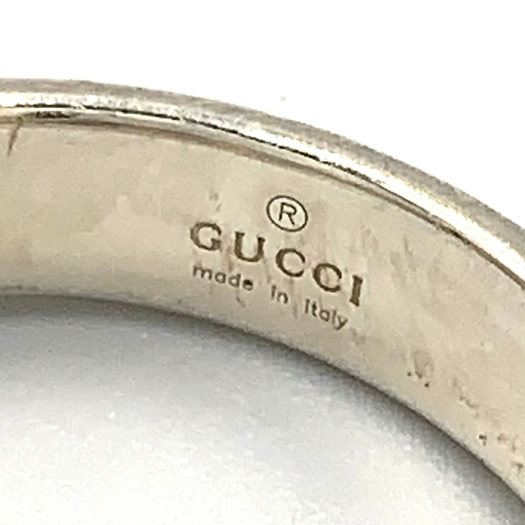 Gucci Interlocking Silver Ring — view 4