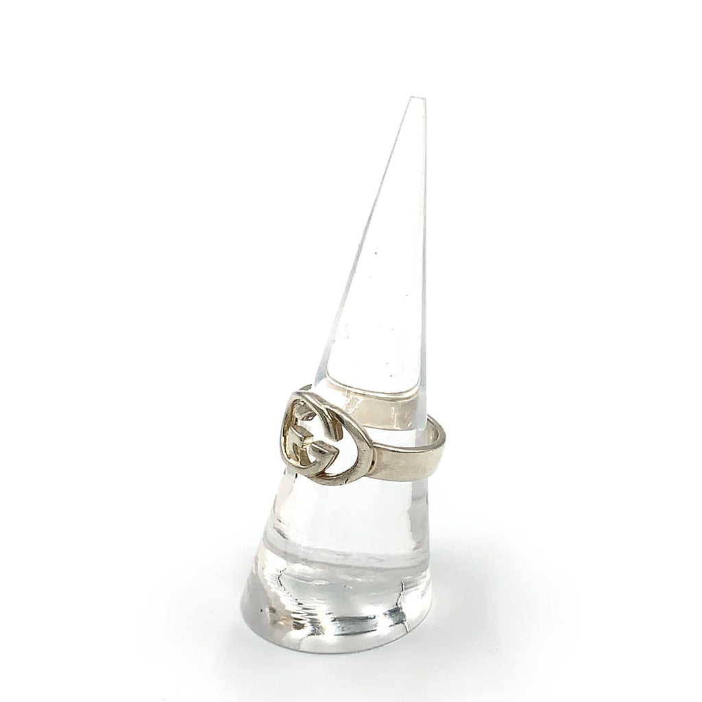 Gucci Interlocking Silver Ring — view 7