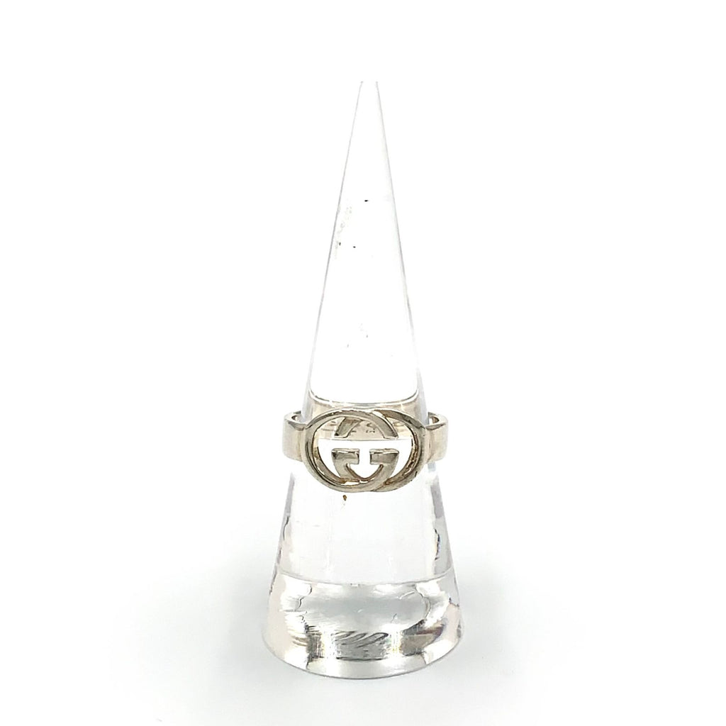 Gucci Interlocking Silver Ring — view 6