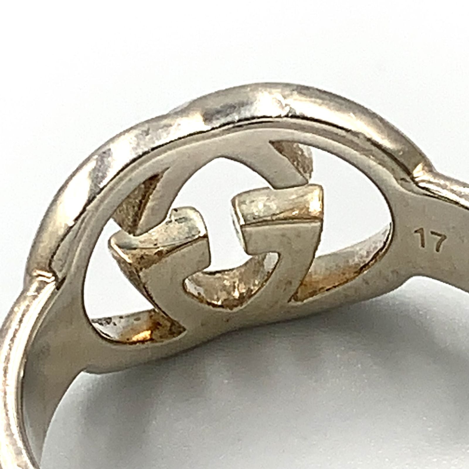 Gucci Interlocking Silver Ring — view 9