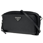 Prada Shoulder Bag Pochette Nylon Nero