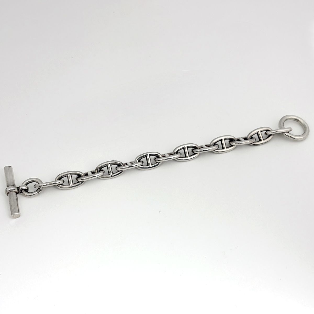 Hermes Chaine D'Ancre TGM 13 Links Bracelet 925 Sterling Silver — view 2