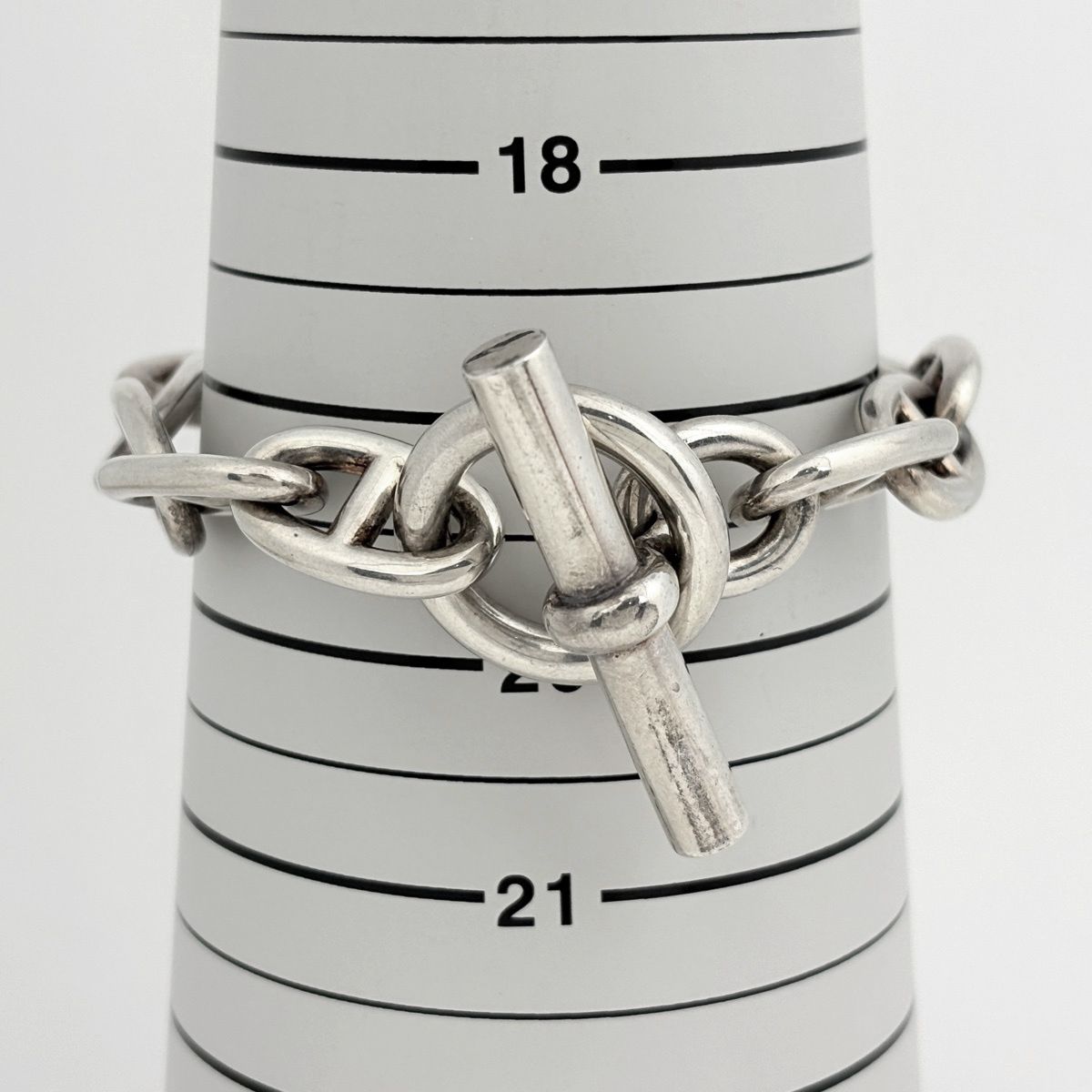 Hermes Chaine D'Ancre TGM 13 Links Bracelet 925 Sterling Silver — view 7