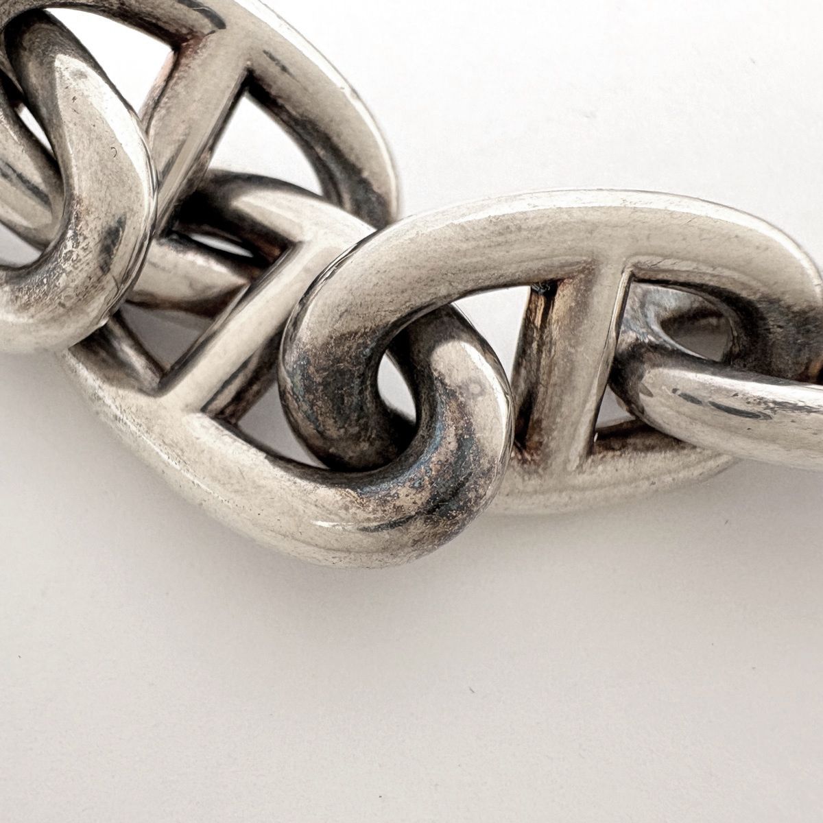 Hermes Chaine D'Ancre TGM 13 Links Bracelet 925 Sterling Silver — view 4