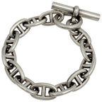 Hermes Chaine D'Ancre TGM 13 Links Bracelet 925 Sterling Silver