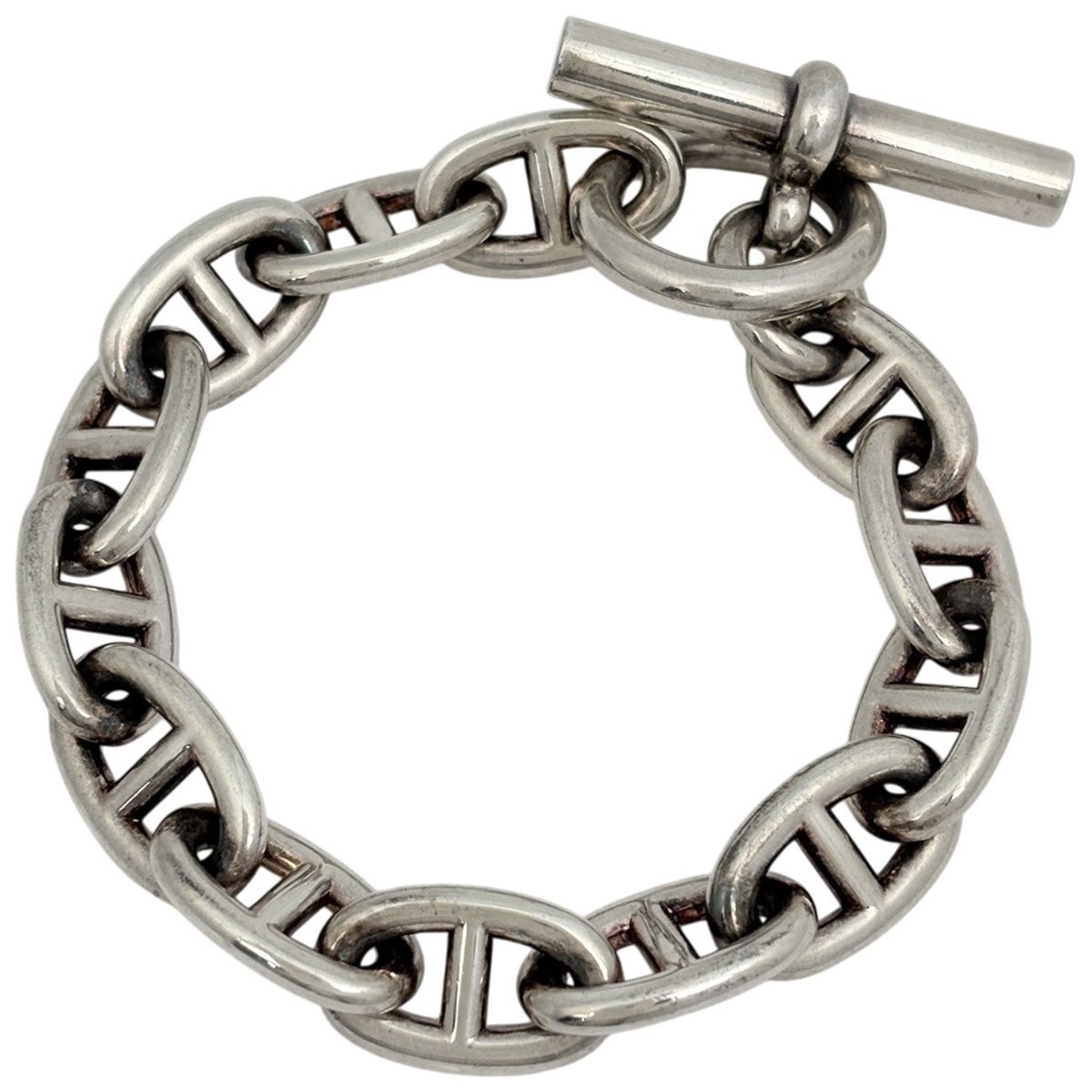 Hermes Chaine D'Ancre TGM 13 Links Bracelet 925 Sterling Silver