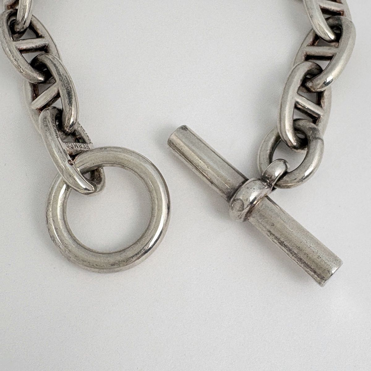 Hermes Chaine D'Ancre TGM 13 Links Bracelet 925 Sterling Silver — view 3