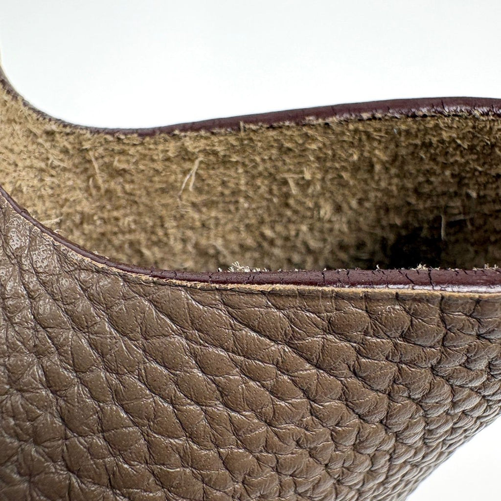 Hermes Picotin Lock Casaque PM Mini Bag Bicolor Taurillon Clemence Etoupe Gold — view 7