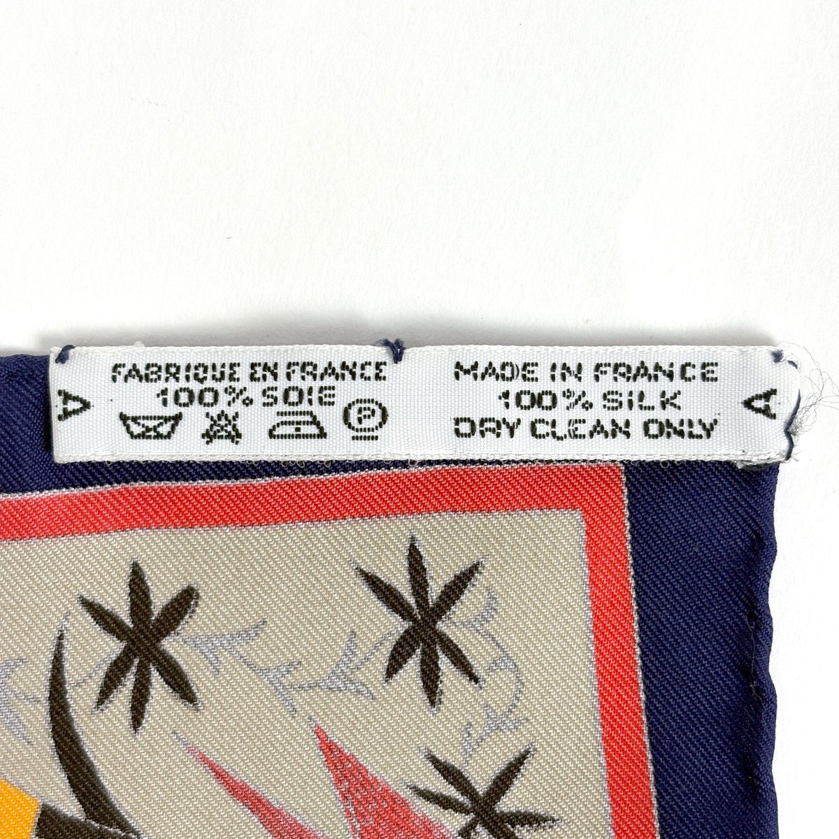 Hermes Carre 90 Kachinas Ethnic Scarf Silk Navy Multicolor — view 2