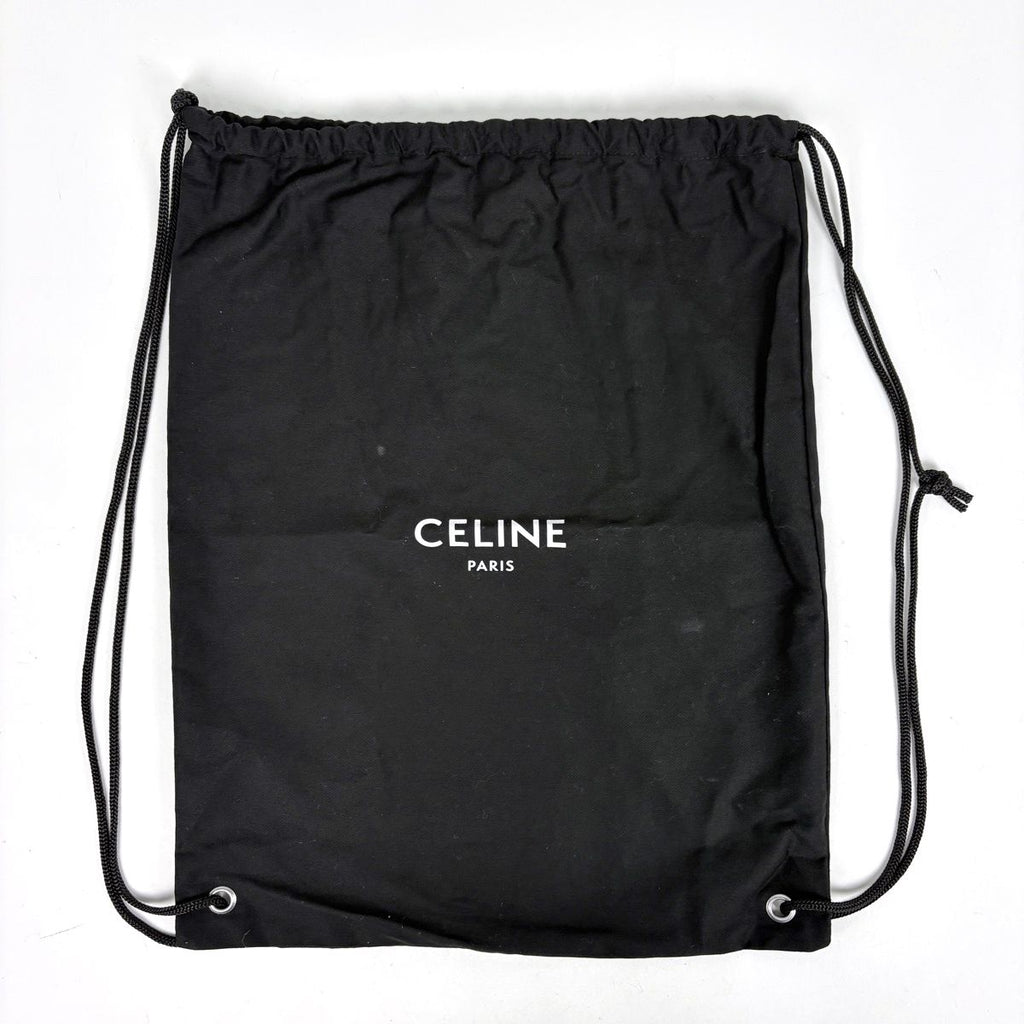 Celine Logo Cap Baseball Cap Hat Polyester Cotton Black — view 6