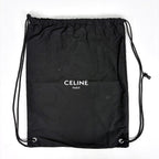 Celine Logo Cap Baseball Cap Hat Polyester Cotton Black — view 6