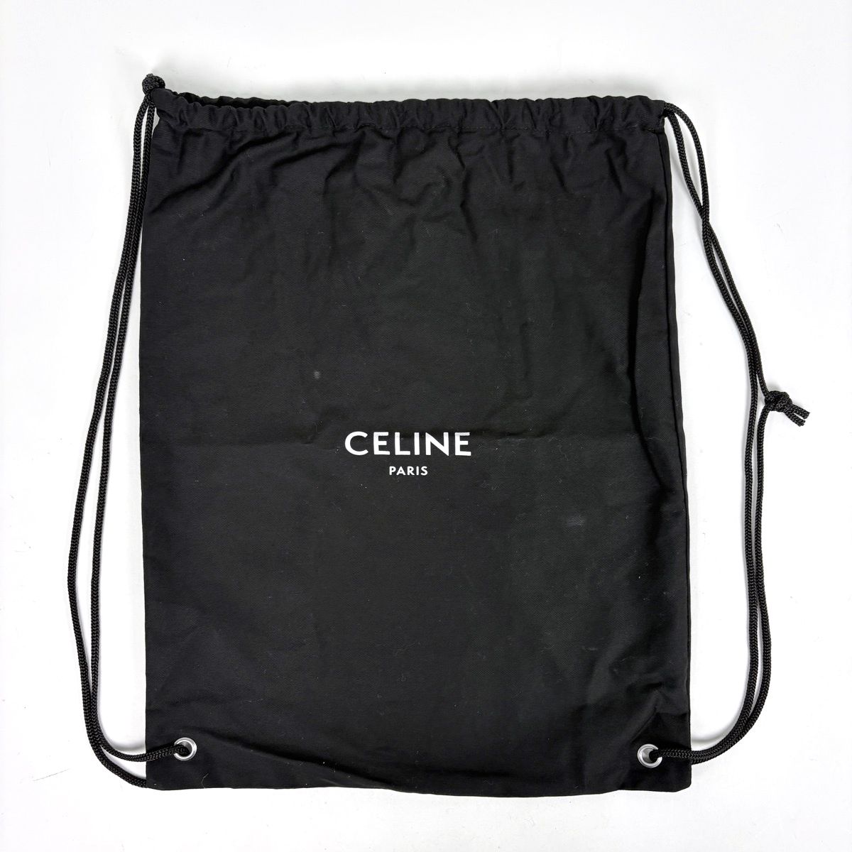 Celine Logo Cap Baseball Cap Hat Polyester Cotton Black — view 6