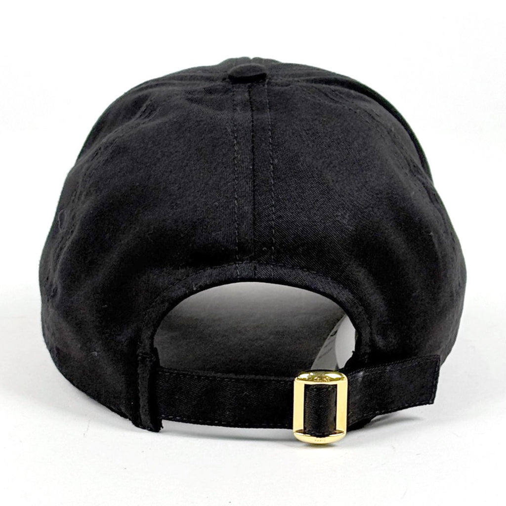 Celine Logo Cap Baseball Cap Hat Polyester Cotton Black — view 2