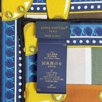 Louis Vuitton Carre 45 Trunk in Love Monogram Scarf Silk Brown Multicolor — view 2