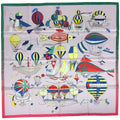 Hermes Carre 90 les Folies du Ciel Sky Madness Scarf Silk Pink Multicolor