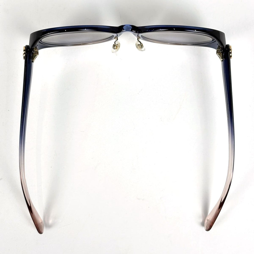 Gucci Interlocking Gradient Sunglasses Acetate Blue Eyewear — view 3