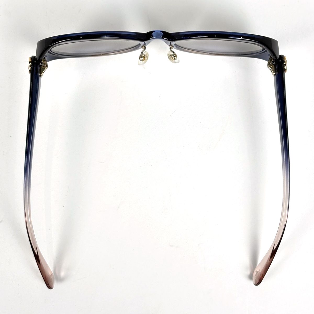 Gucci Interlocking Gradient Sunglasses Acetate Blue Eyewear — view 3
