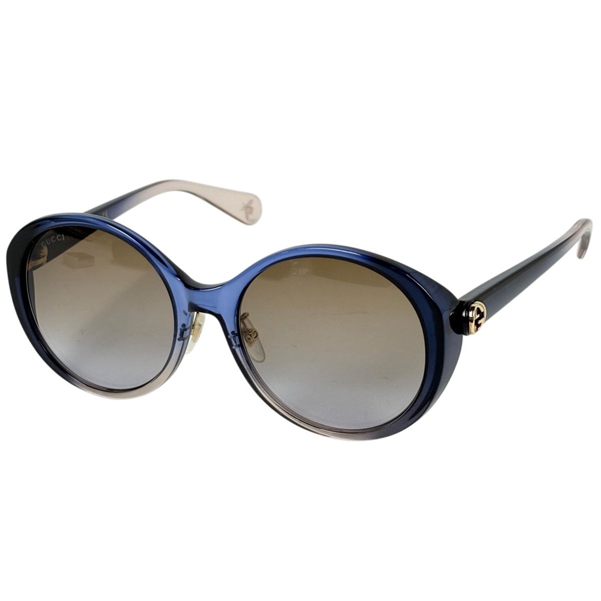 Gucci Interlocking Gradient Sunglasses Acetate Blue Eyewear