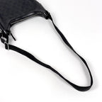 Gucci GG Pattern Shoulder Bag Canvas Black — view 7