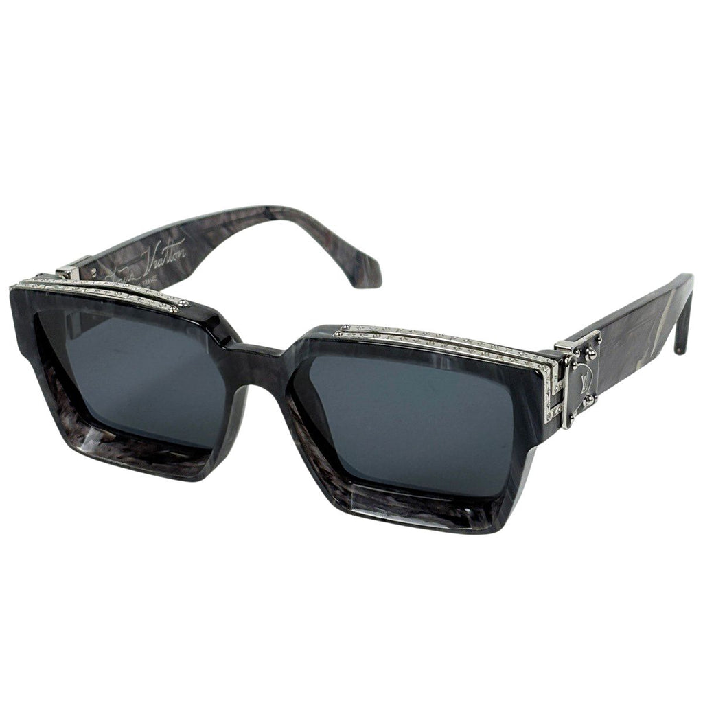 Louis Vuitton 1.1 Millionaire Eyewear Square Sunglasses Acetate Gray
