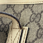 Gucci GG Pattern Tote Shoulder Bag Beige Ivory — view 5