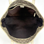 Gucci GG Pattern Tote Shoulder Bag Beige Ivory — view 7