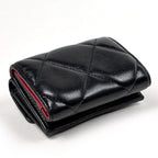 Chanel CC Logo Bifold Wallet 19 Small Flap Leather Black — view 2