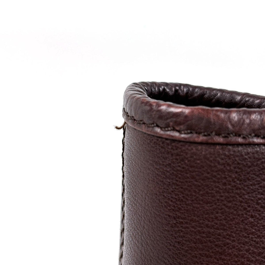 Loewe Amazona Justa Tote Anagram Handbag Leather Brown — view 6