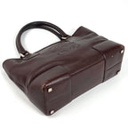 Loewe Amazona Justa Tote Anagram Handbag Leather Brown — view 2